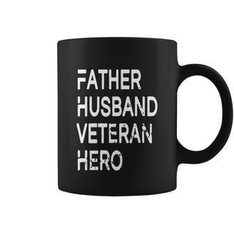 Mens Father Husband Veteran Hero Inspirational Father Graphic Design Printed Casual Daily Basic Coffee Mug - Thegiftio UK