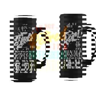Mens Fathers Day Gift Im Not Retired Im A Professional Grandpa Coffee Mug - Thegiftio UK