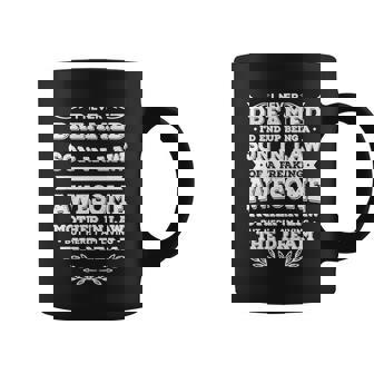 Mens Funny Son In Law Of A Freaking Awesome Mother In Law Tshirt Coffee Mug - Monsterry