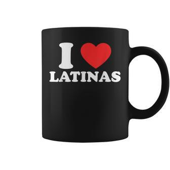 Mens I Love I Heart Latinas Funny Red Heart Love Latina Coffee Mug - Thegiftio UK