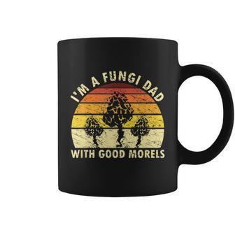 Mens Im A Fungi Dad Funny Mushroom Foraging Shirt Retro Vintage Coffee Mug - Monsterry AU