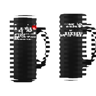 Mens Mens I Love My Hot Girlfriend I Heart My Hot Girlfriend Coffee Mug - Thegiftio