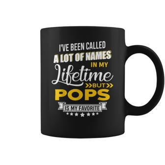 Mens Pops Is My Favorite Name New Grandpa Pops Xmas Coffee Mug - Thegiftio UK