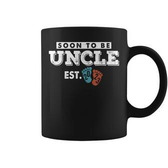 Mens Promoted To Uncle Est 2023 Pregnancy Soon To Be Uncle Gift Coffee Mug - Thegiftio UK