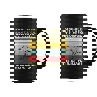 Mens Retro Dear Dad Great Job Were Awesome Thank You Vintage Coffee Mug - Thegiftio