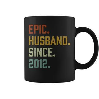 Mens Vintage Epic Husband Since 2012 Coffee Mug - Thegiftio UK
