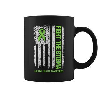 Mental Health Awareness Fight The Stigma Mental Health Coffee Mug - Thegiftio UK