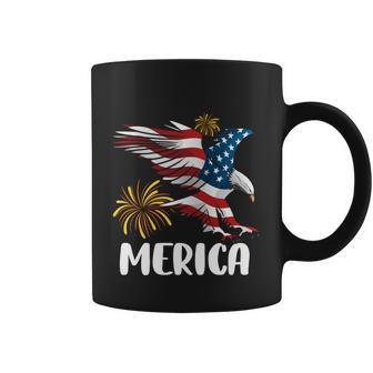 Merica Bald Eagle Mullet Cute Funny Gift 4Th Of July American Flag Meaningful Gi Coffee Mug - Monsterry UK