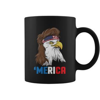 Merica Gift Patriotic Mullet Eagle Pride Gift Coffee Mug - Thegiftio UK