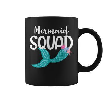 Mermaid Squad Birthday Princess Toddler Girls Birthday Coffee Mug - Seseable