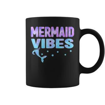 Mermaid Vibes Women Summer Vacation Squad Girls Toddler Cute Coffee Mug - Thegiftio UK