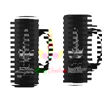 Merry Christmas Unicorn Sparkle Graphic Design Printed Casual Daily Basic Coffee Mug - Thegiftio