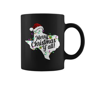 Merry Christmas Yall Texas State Coffee Mug - Monsterry CA