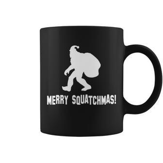 Merry Squatchmas Christmas Graphic Design Printed Casual Daily Basic Coffee Mug - Thegiftio UK