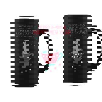 Merry Xmas Happy Cat Year V3 Coffee Mug - Thegiftio