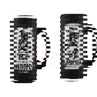 Messy Bun Horror Life Horror Movie Horror Mom Halloween Coffee Mug - Thegiftio