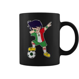 Mexican Dabbing Soccer Boy Mexico Coffee Mug - Monsterry UK