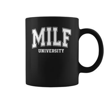 Milf University Vintage Funny Saying Sarcastic Sexy Mom Milf Coffee Mug | Mazezy