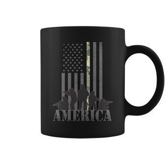 Military American Veteran Flag Usa Coffee Mug - Monsterry UK