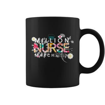 Million Nurse March May 12 2022 Nurses Week Sunflower Tshirt Coffee Mug - Monsterry DE