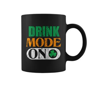 Mode On Happy St Patricks Day Flag Irish Shamrock Gift Graphic Design Printed Casual Daily Basic Coffee Mug - Thegiftio UK