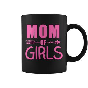 Mom Of Girls Cute Mothers Day T-Shirt Graphic Design Printed Casual Daily Basic Coffee Mug - Thegiftio UK