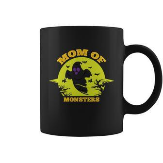Mom Of Monsters Halloween Quote Coffee Mug - Monsterry