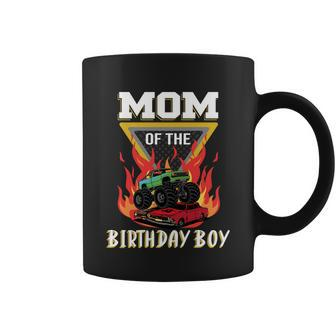 Mom Of The Birthday Boy Your Funny Monster Truck Birthday Cute Gift Coffee Mug - Monsterry