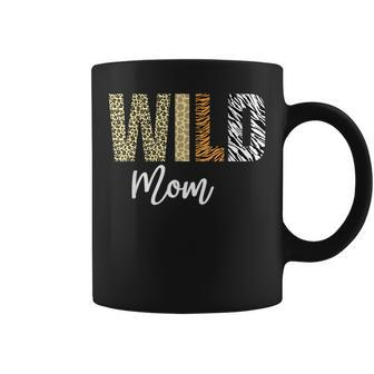Mom Of The Wild One Zoo Birthday Safari Jungle Animal Coffee Mug - Thegiftio UK