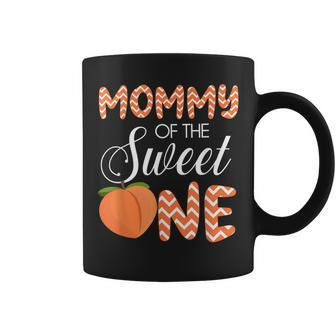 Mommy Of The Sweet One 1St First Birthday Peach Mama Coffee Mug - Thegiftio UK