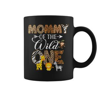 Mommy Of The Wild One Zoo Birthday Safari Animal Coffee Mug - Thegiftio UK