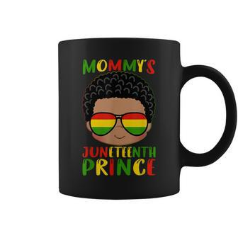 Mommys Junenth Prince Black Boy Toddler Melanin African Coffee Mug - Thegiftio UK