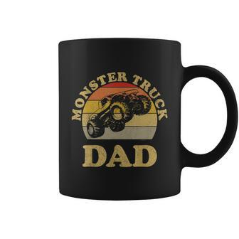 Monster Truck Dad Shirt Retro Vintage Monster Truck Shirt Coffee Mug - Monsterry