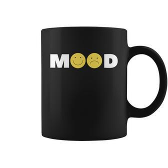 Mood Happy Sad Smiley Face Coffee Mug - Monsterry UK