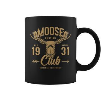 Moose Hunting Graphic Design Printed Casual Daily Basic Coffee Mug - Thegiftio UK