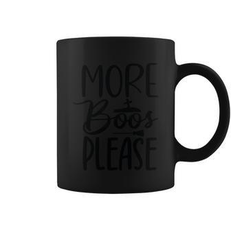 More Boos Please Halloween Quote V6 Coffee Mug - Monsterry