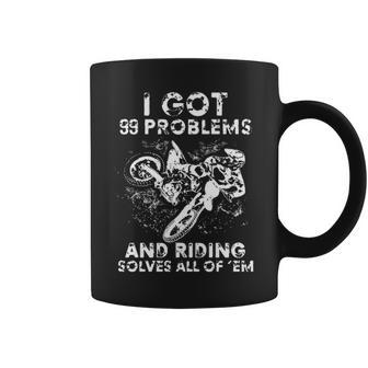 Motocross - 99 Problems Coffee Mug - Seseable