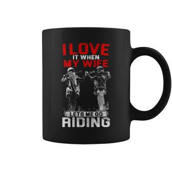 Motocross - I Love My Wife Coffee Mug - Seseable