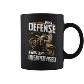 Motocross - In My Defense Coffee Mug - Seseable
