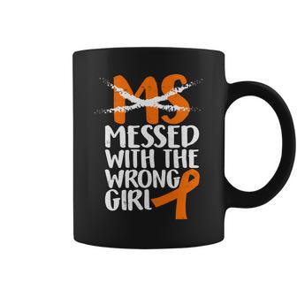 Ms Multiple Sclerosis Messed With The Wrong Chick Tshirt Coffee Mug - Monsterry