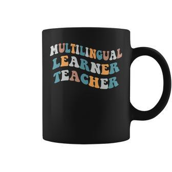 Multilingual Learner Teacher Rainbow Multilingual Coffee Mug - Thegiftio UK
