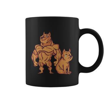 Muscular Dog Graphic Design Printed Casual Daily Basic Coffee Mug - Thegiftio UK