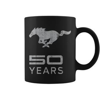 Mustang 50 Years Tshirt Coffee Mug - Monsterry DE