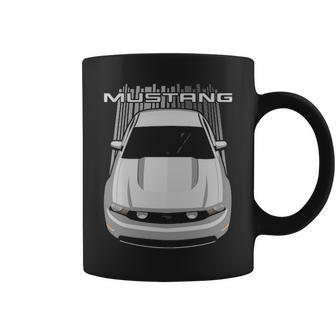 Mustang Gt 2010 To 2012 Silver Coffee Mug - Thegiftio UK