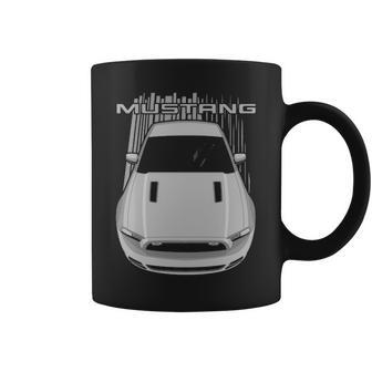 Mustang Gt 2013 To 2014 Silver Coffee Mug - Thegiftio UK