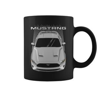 Mustang Gt 2018 To 2019 Silver Coffee Mug - Thegiftio UK
