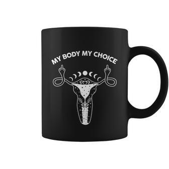 My Body My Choice_Pro_Choice Reproductive Rights Uterus Coffee Mug - Monsterry UK