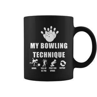 My Bowling Technique Coffee Mug - Monsterry AU