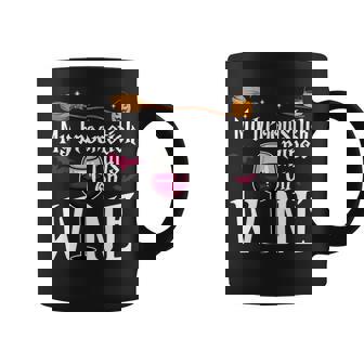 My Broomstick Runs On Wine Shirt Funny Wine Lover Halloween Sweatshirt Coffee Mug - Thegiftio UK