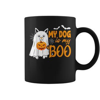 My Dog Is Boo Funny Dog Owner Ghost Halloween Cute Coffee Mug - Thegiftio UK